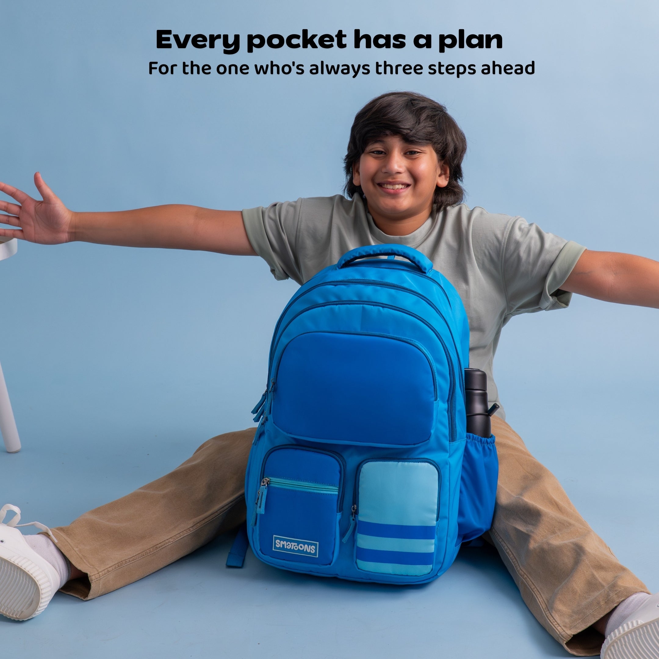 Blue Blocks Senior Dreamcatcher Backpack