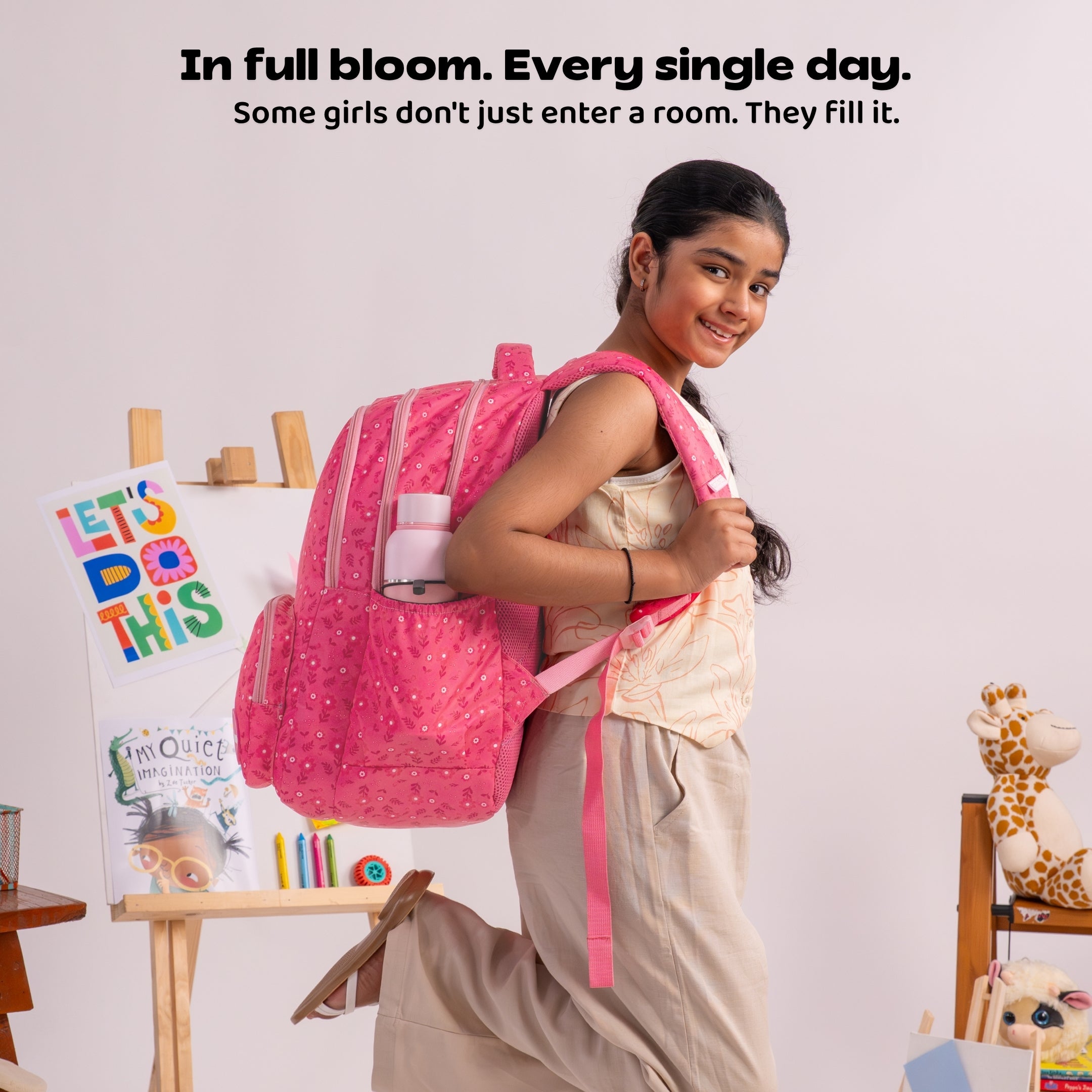 Flower Garden Senior Dreamcatcher Backpack