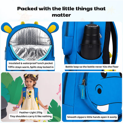 Hippo Pond Preschool Doodler Backpack