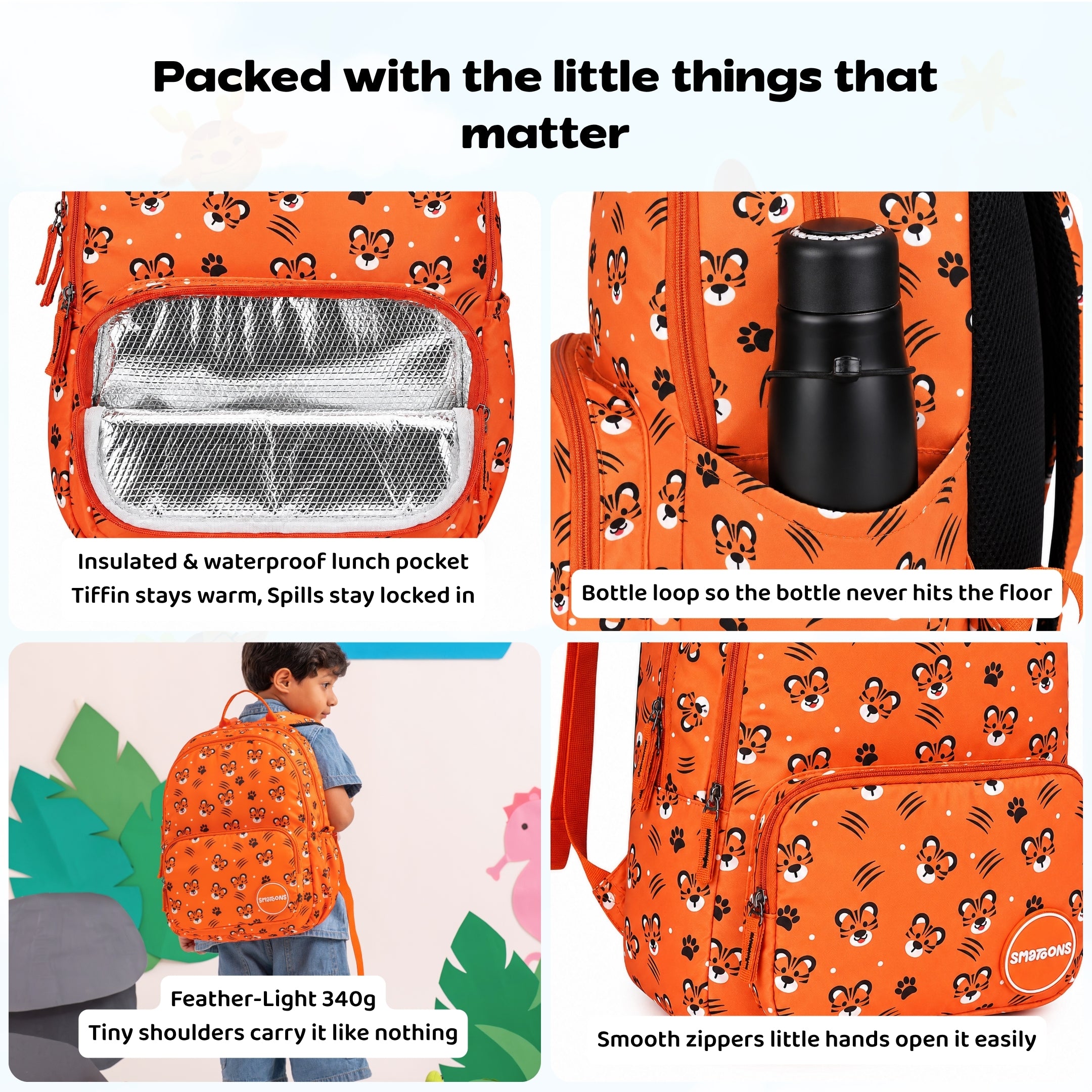 Tiger Jungle Junior Joyrider Backpack