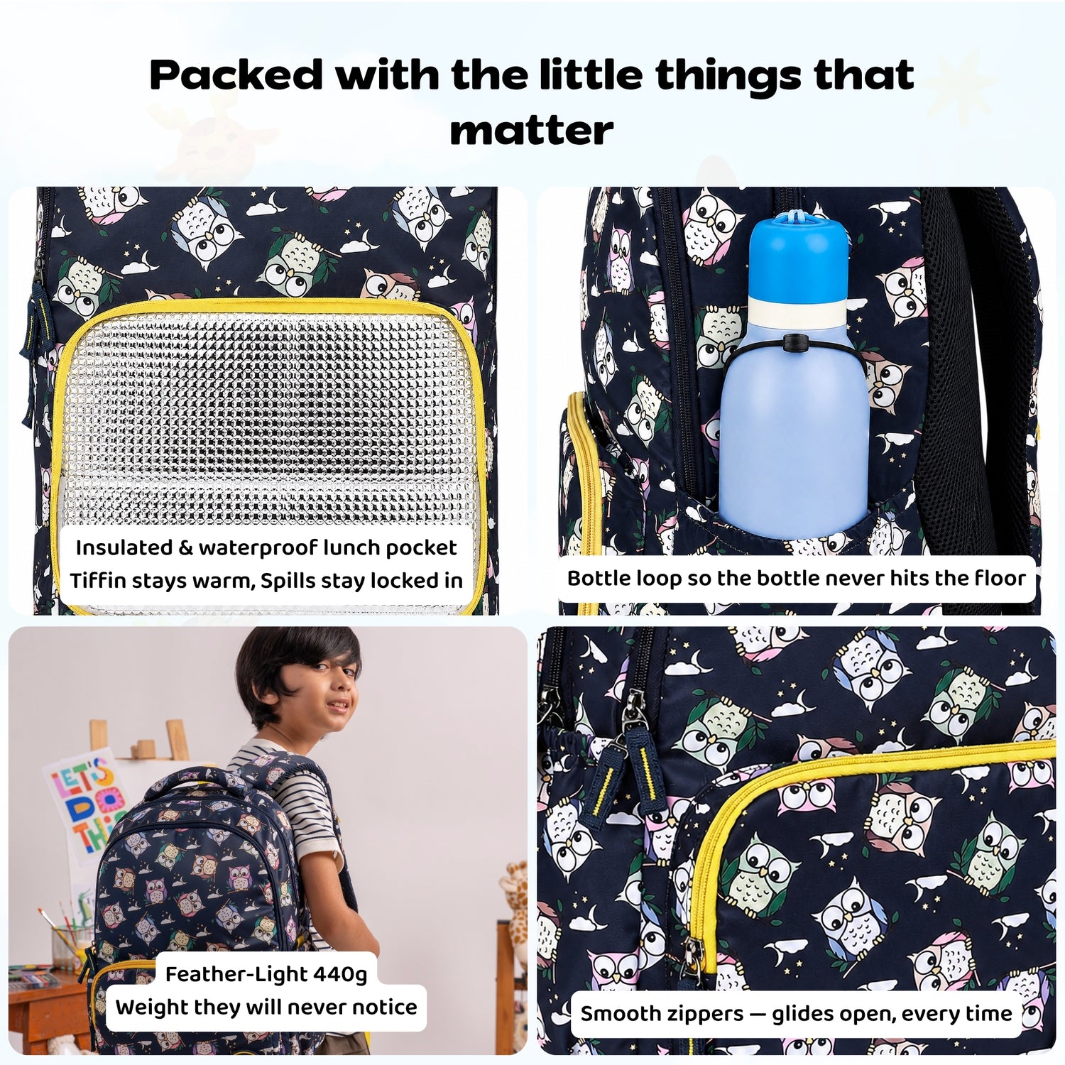 Owl Night Primary Storymaker Backpack