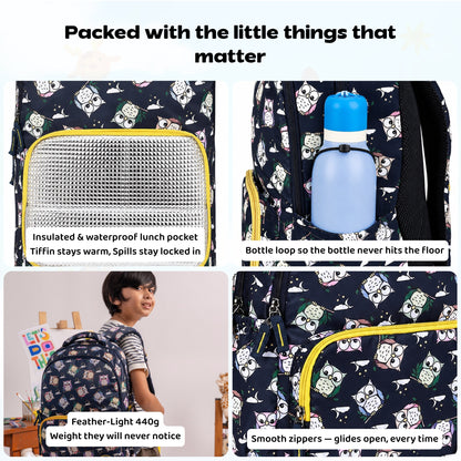 Owl Night Primary Storymaker Backpack