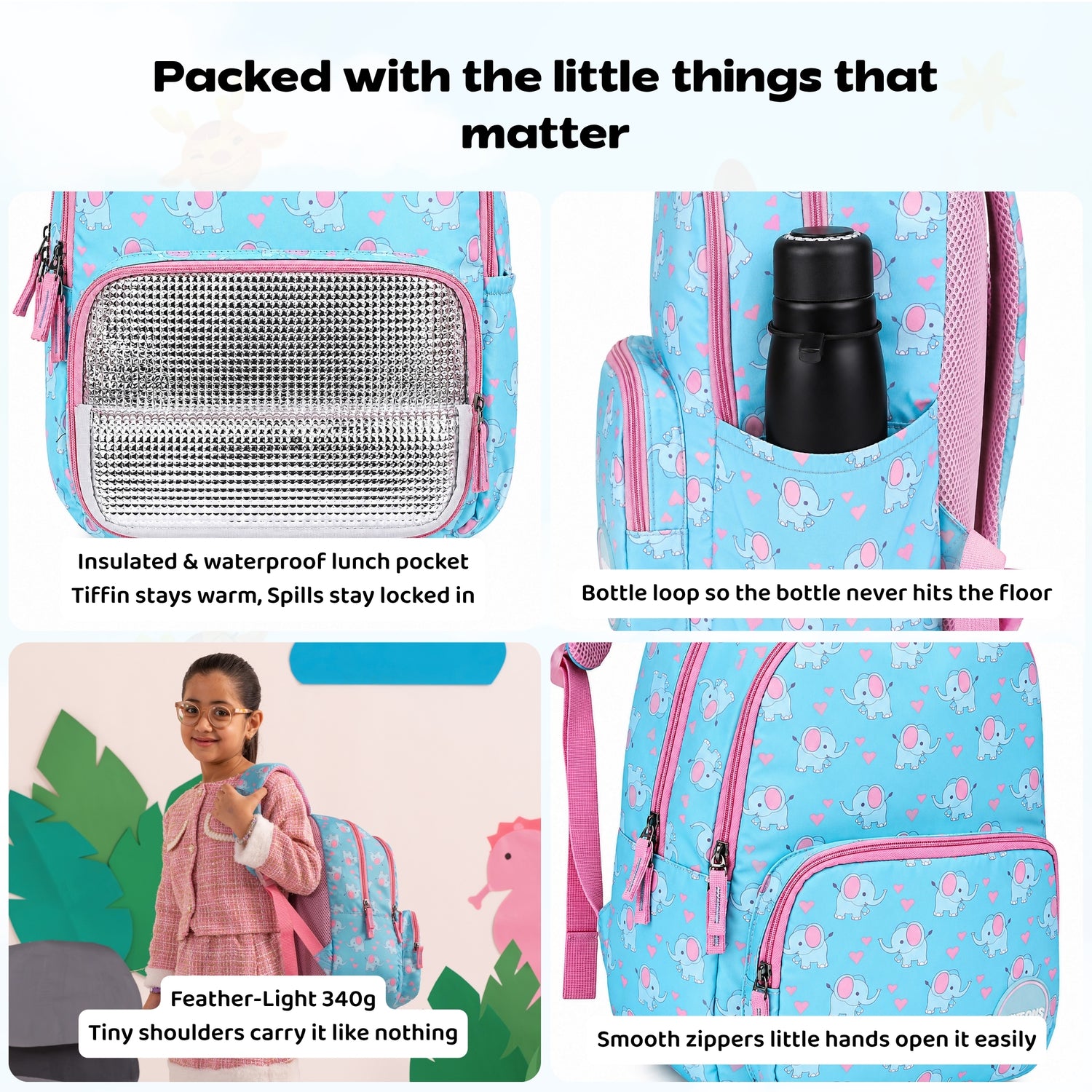 Elephant Hearts Junior Joyrider Backpack