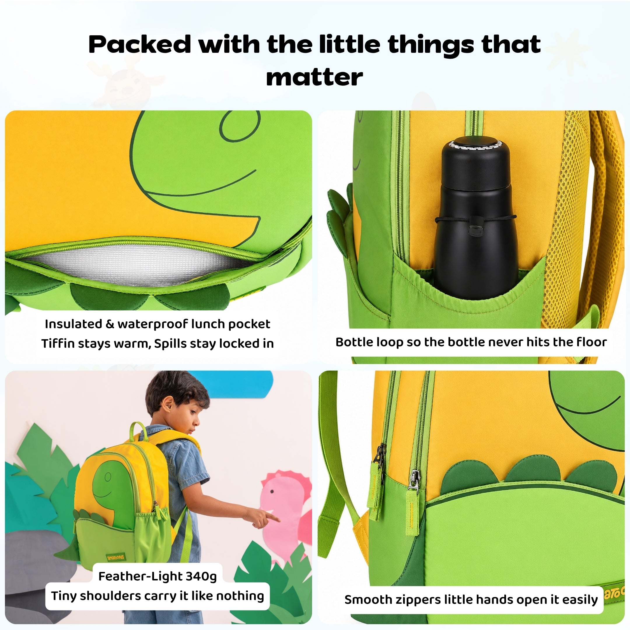 Dino Peek Junior Joyrider Backpack