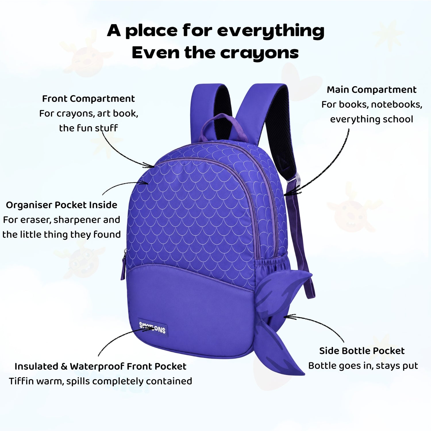 Mermaid Splash Junior Joyrider Backpack