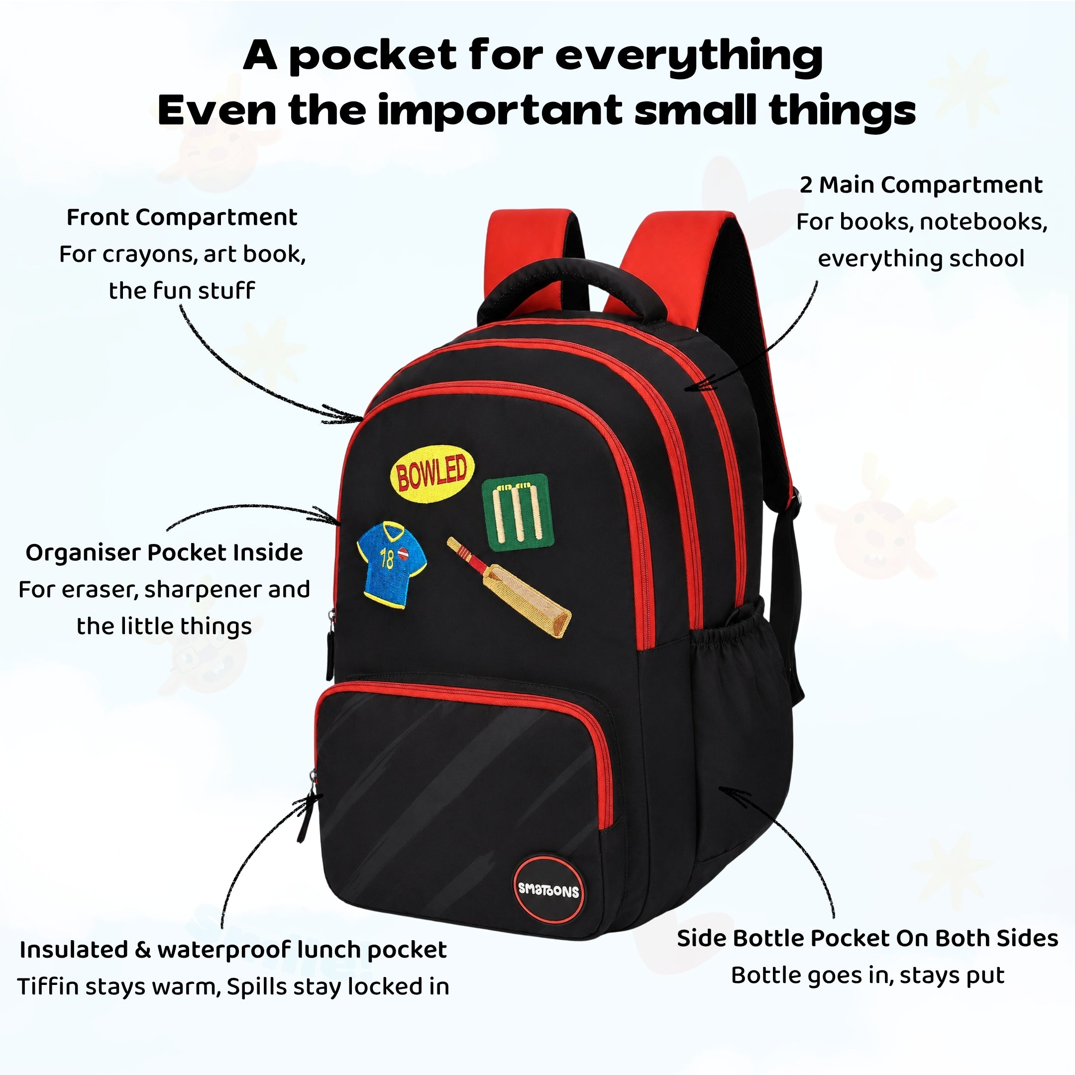 Cricket Champ Senior Dreamcatcher Backpack