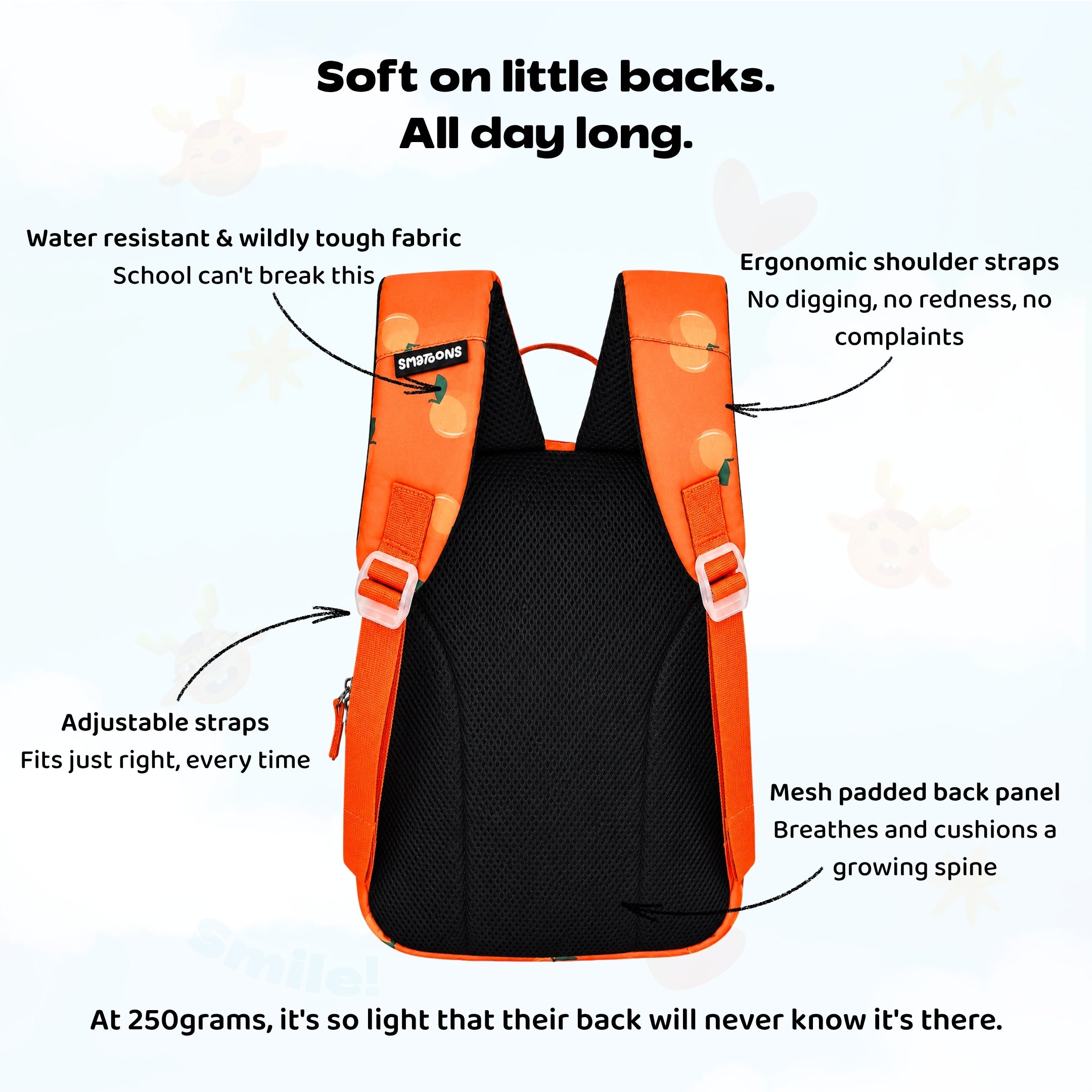 Orange Slice Preschool Doodler Backpack