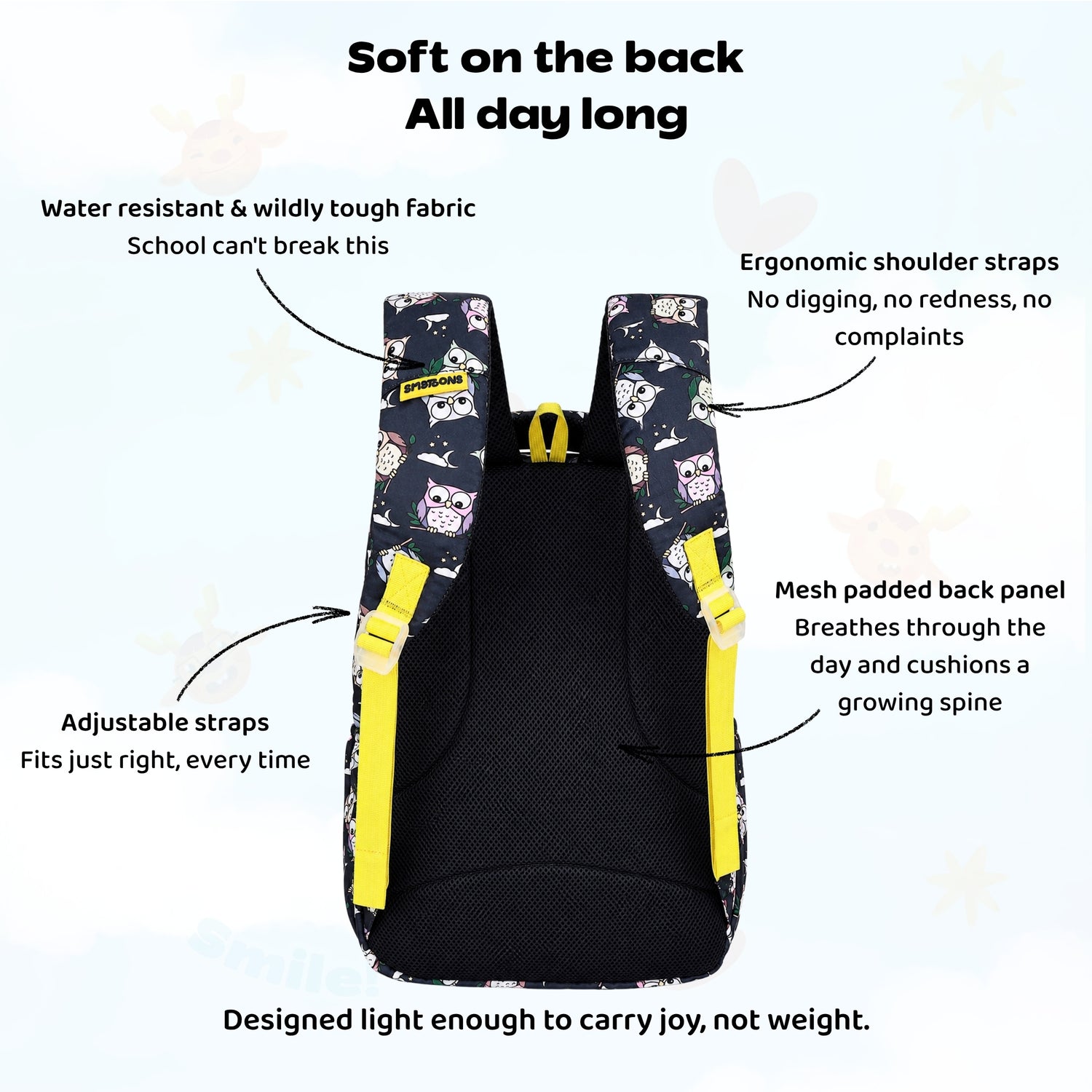 Owl Night Primary Storymaker Backpack