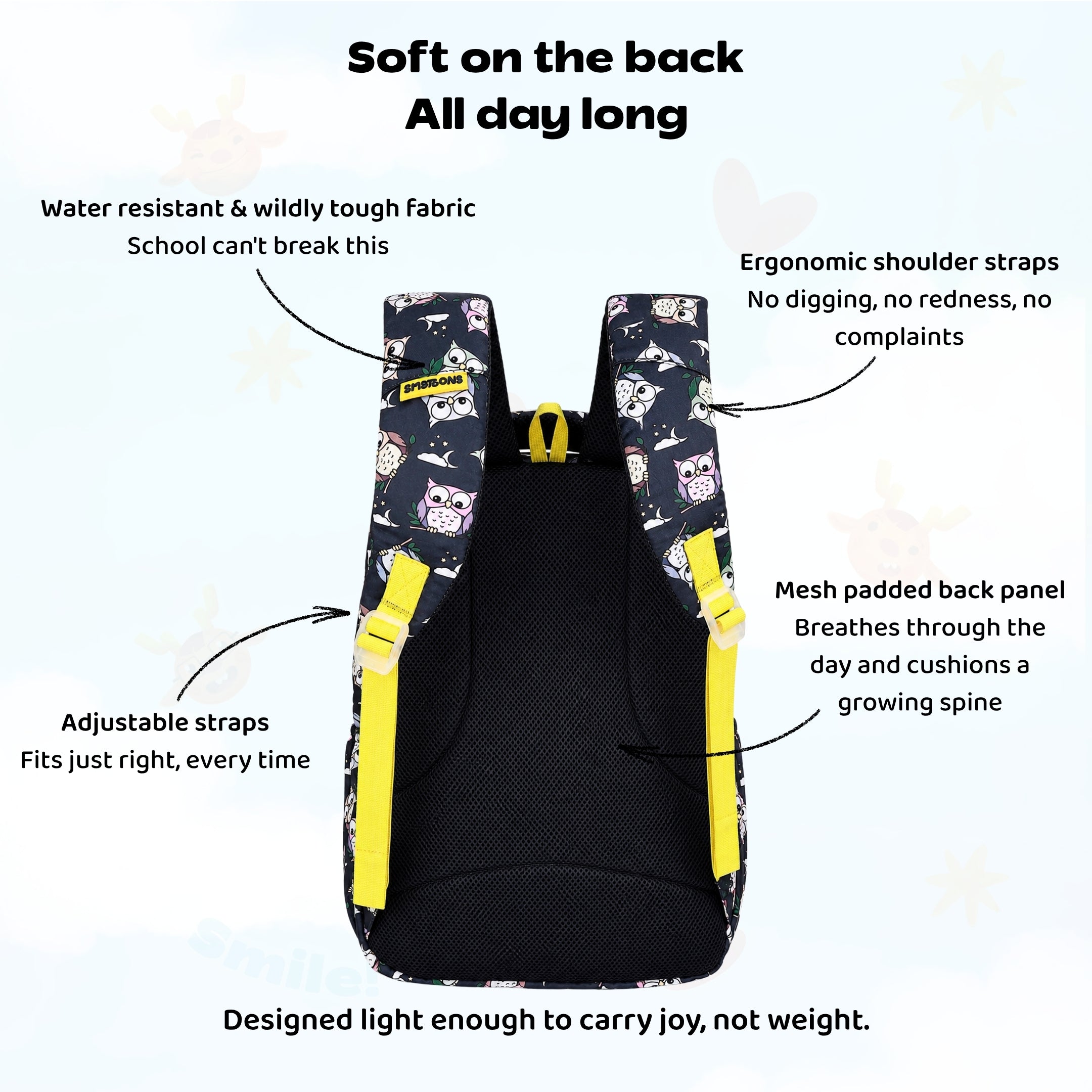 Owl Night Primary Storymaker Backpack