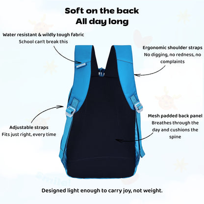 Blue Blocks Senior Dreamcatcher Backpack