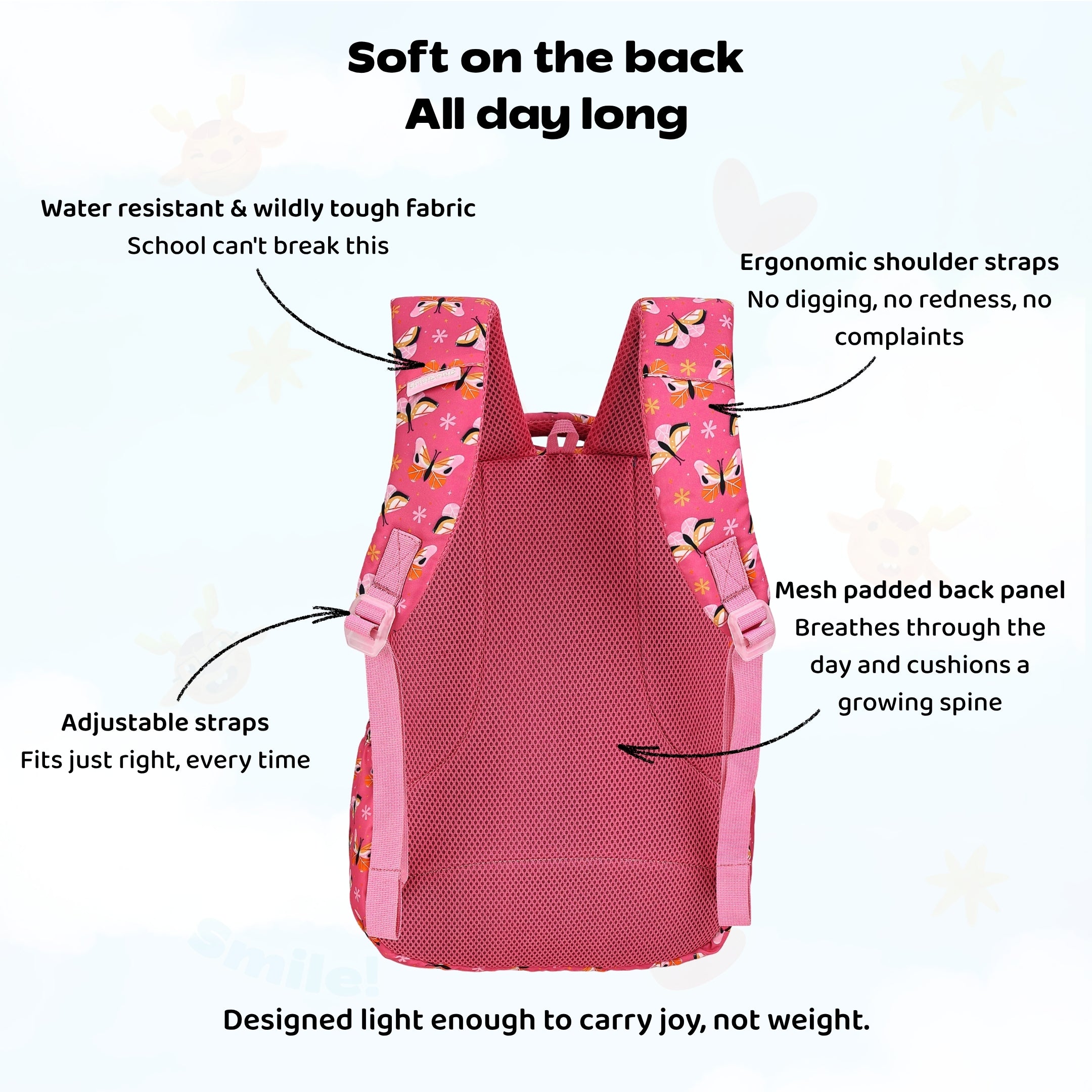Butterfly Garden Primary Storymaker Backpack