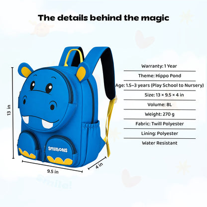 Hippo Pond Preschool Doodler Backpack
