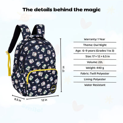 Owl Night Primary Storymaker Backpack