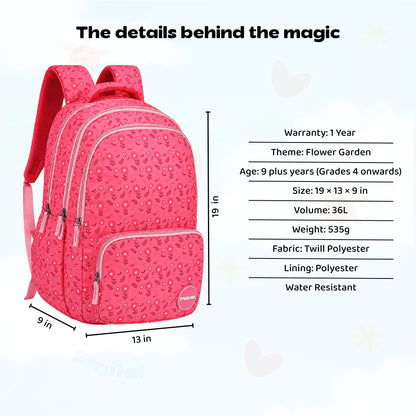 Flower Garden Senior Dreamcatcher Backpack
