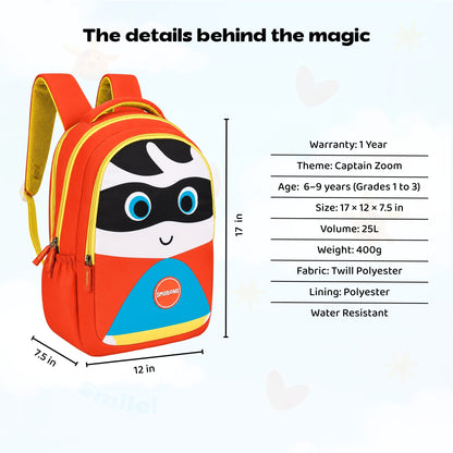 Captain Zoom Primary Storymaker Backpack
